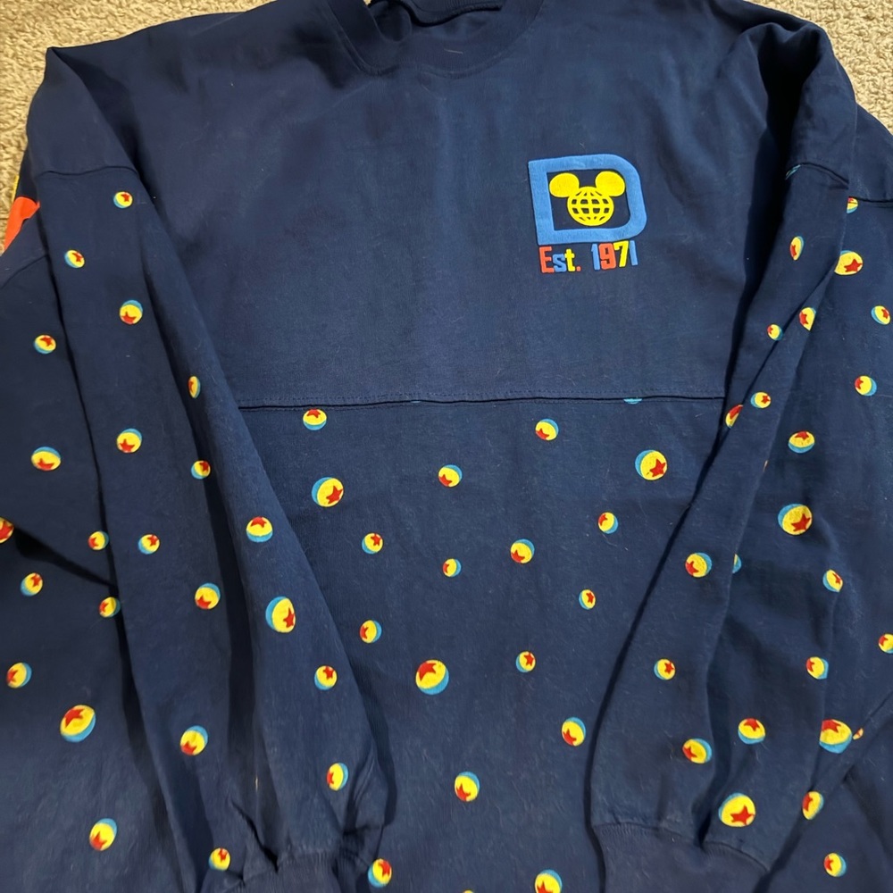 Walt Disney World Pixar Luxo Ball Spirit Jersey Adult Xs NWT Parks Cruise Studio